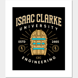 Isaac Clarke University Emblem Posters and Art